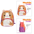 Mochila infantil escolar menino menina com rodinhas sereia carro princesa cachorro gato