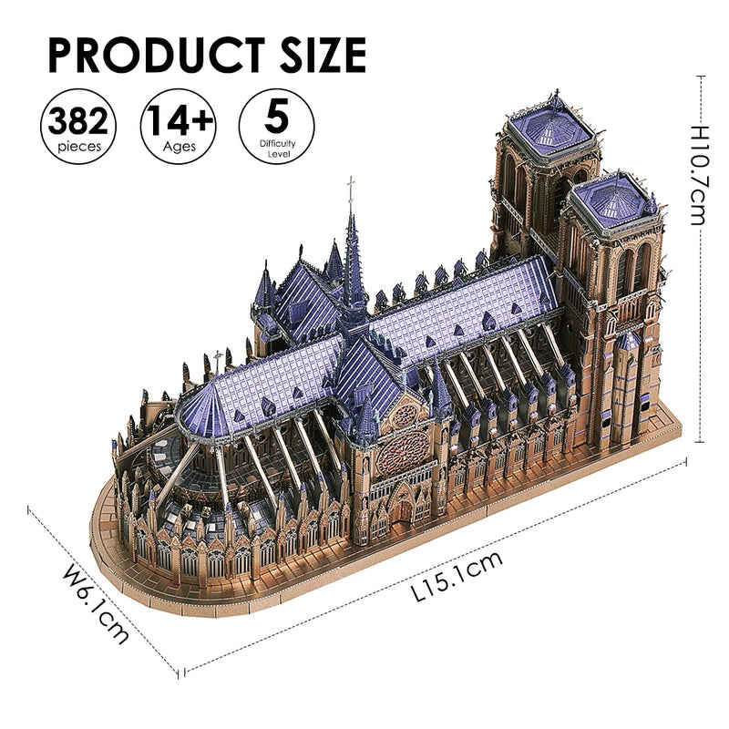 Maquete 3D - Catedral de Notre Dame