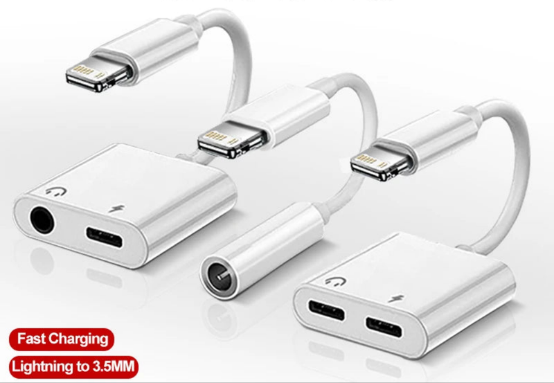 Adaptador para Iphone - Carregador & fone - Liev