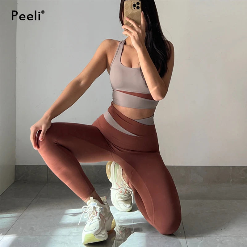 Conjunto yoga feminino Peeli