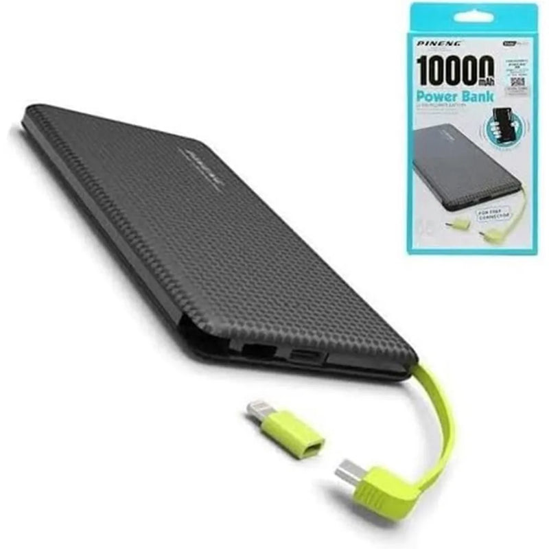 Carregador portátil - 10.000 mAh - iPhone e Android (tipo C)