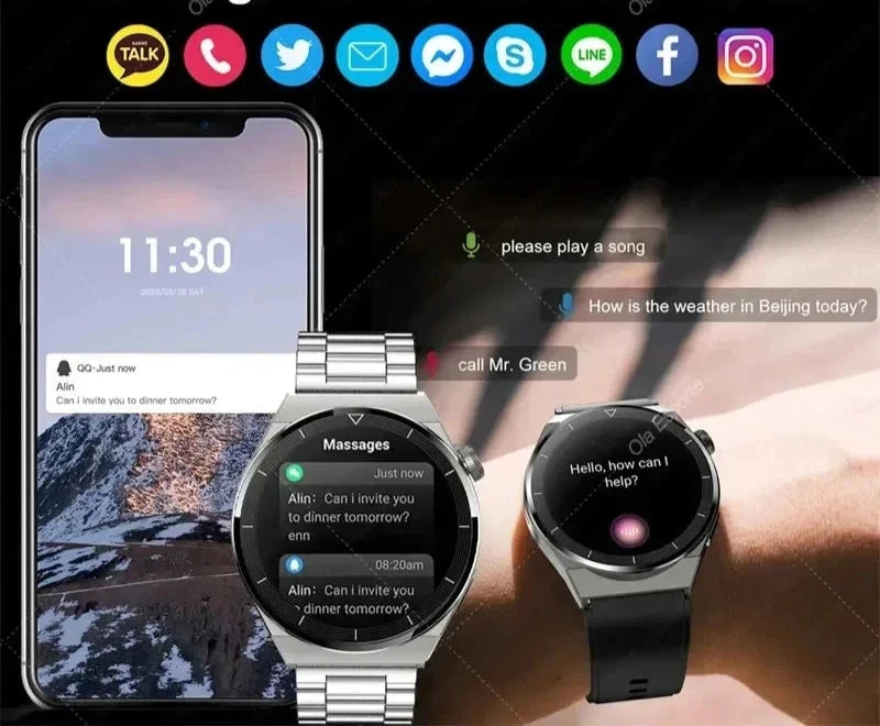 Relógio smart AMOLED