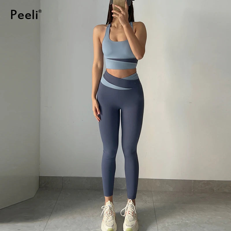 Conjunto yoga feminino Peeli