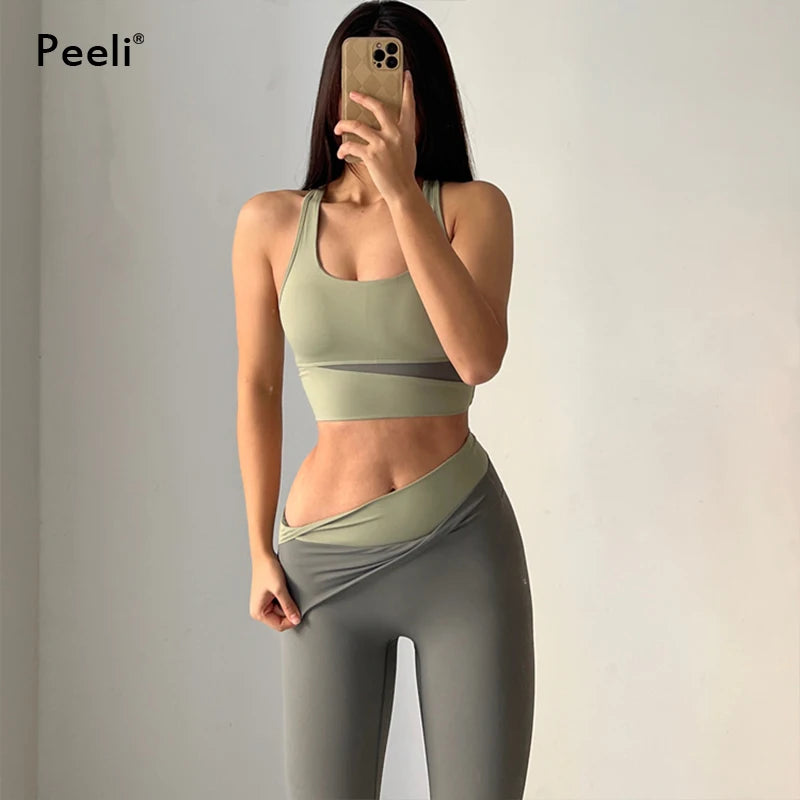 Conjunto yoga feminino Peeli