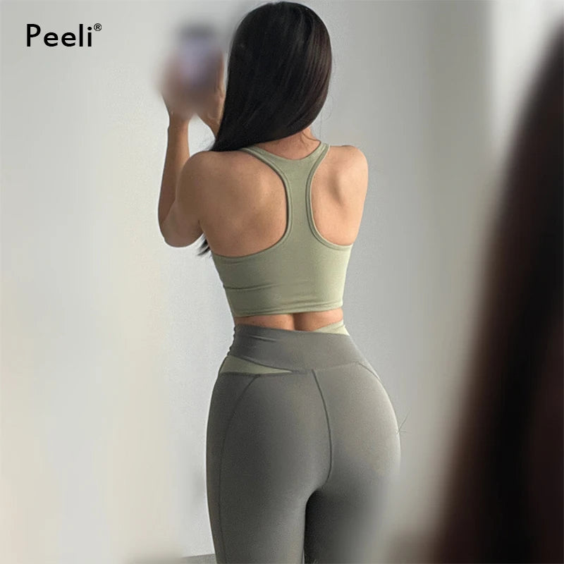 Conjunto yoga feminino Peeli