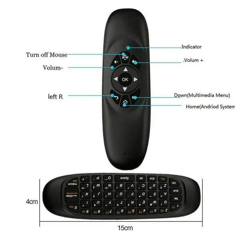 Controle para TV Smart, TV Box, e jogos