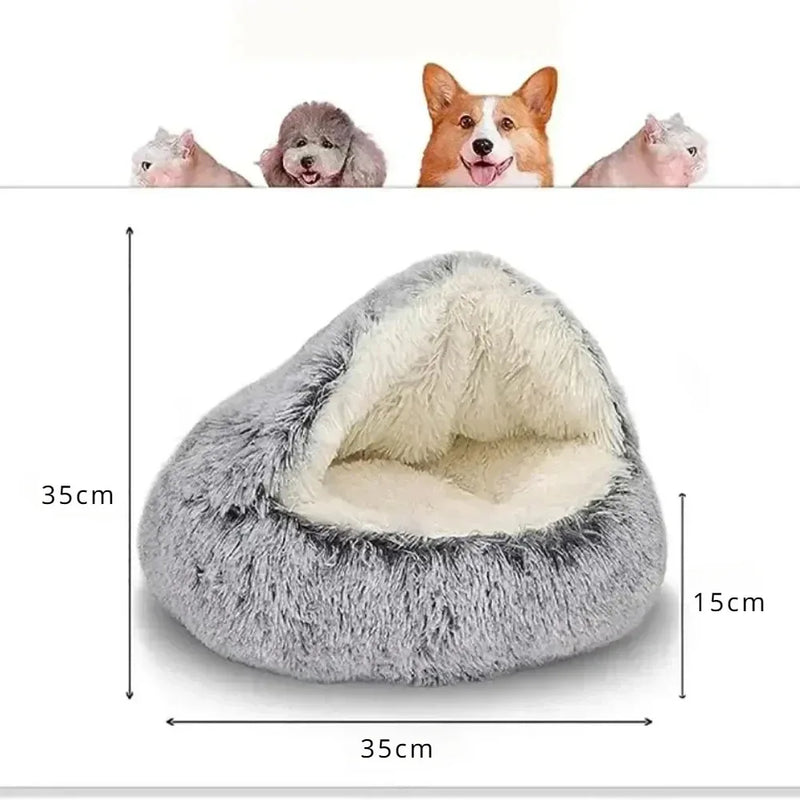 Caminha de inverno para pets - semi fechada