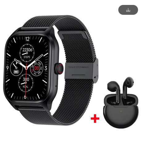 Relógio Inteligente - Smart Watch LEMFO LT10  Monitoramento de Saúde, Frequência Cardíaca, Chamada Bluetooth e Atividades para Mulheres e Homens