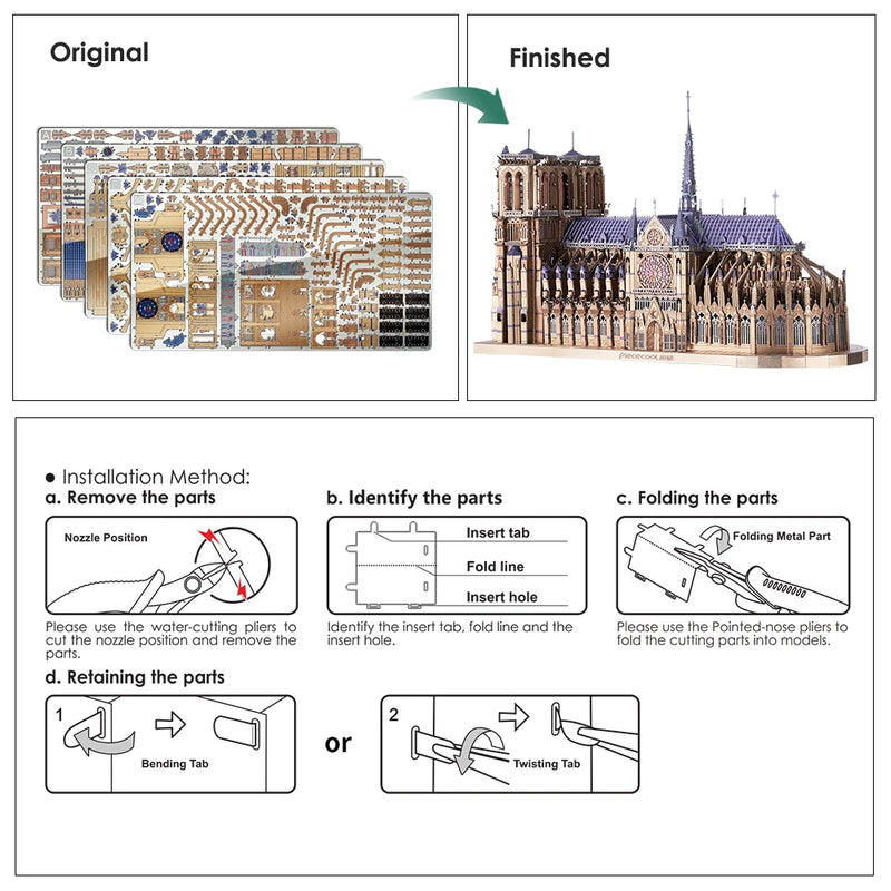 Maquete 3D - Catedral de Notre Dame