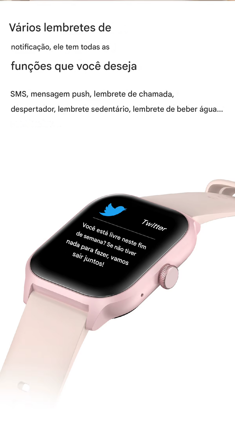 Relógio Inteligente - Smart Watch LEMFO LT10